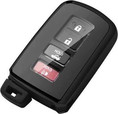Key Fob Cover, Special Soft TPU Key Case Protector Shell Compatib Color: Black