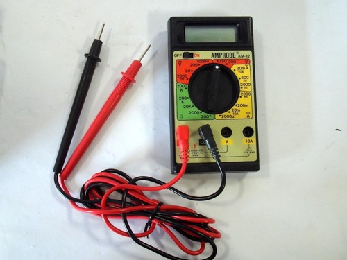 Amprobe AM-12 Digital Industrial Multimeter with Box and Manual - Picture 2 of 6