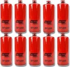 BF1259 Baldwin Fuel Filter (Pack of 10) Replace 3329289, FS1000