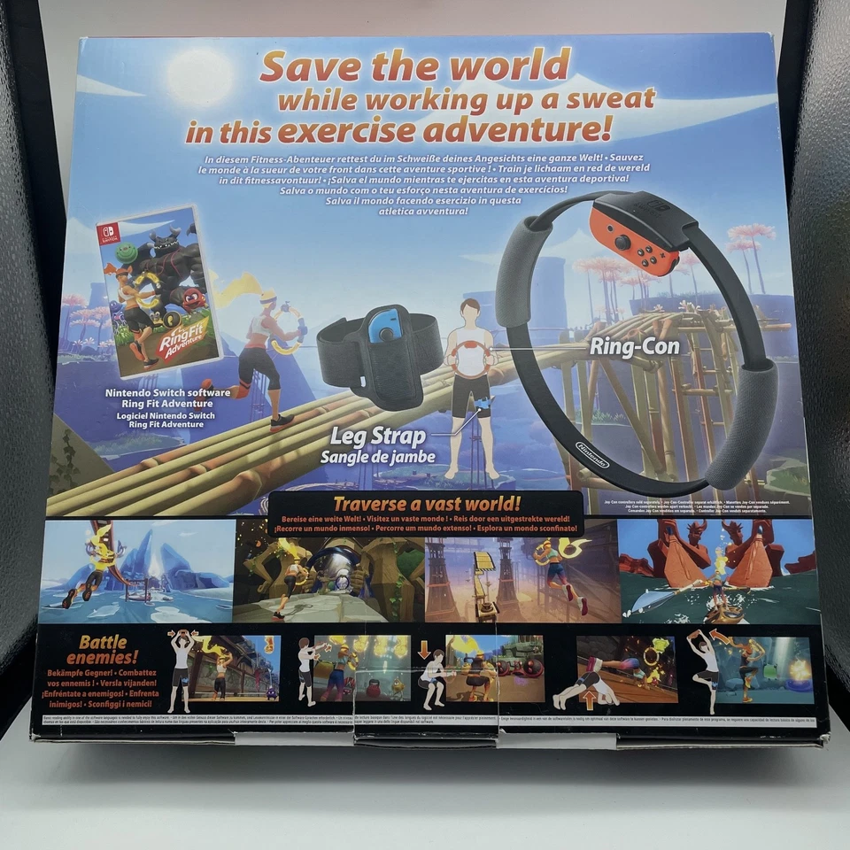 Ring Fit Adventure Standard Edition Gioco (Nintendo Switch, 2019) Pal Multi, foto 2 di 5