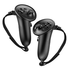 2Pcs Silicone Grip Cover for Steam VR Controller - Anti-Slip, Shockproof, Strap