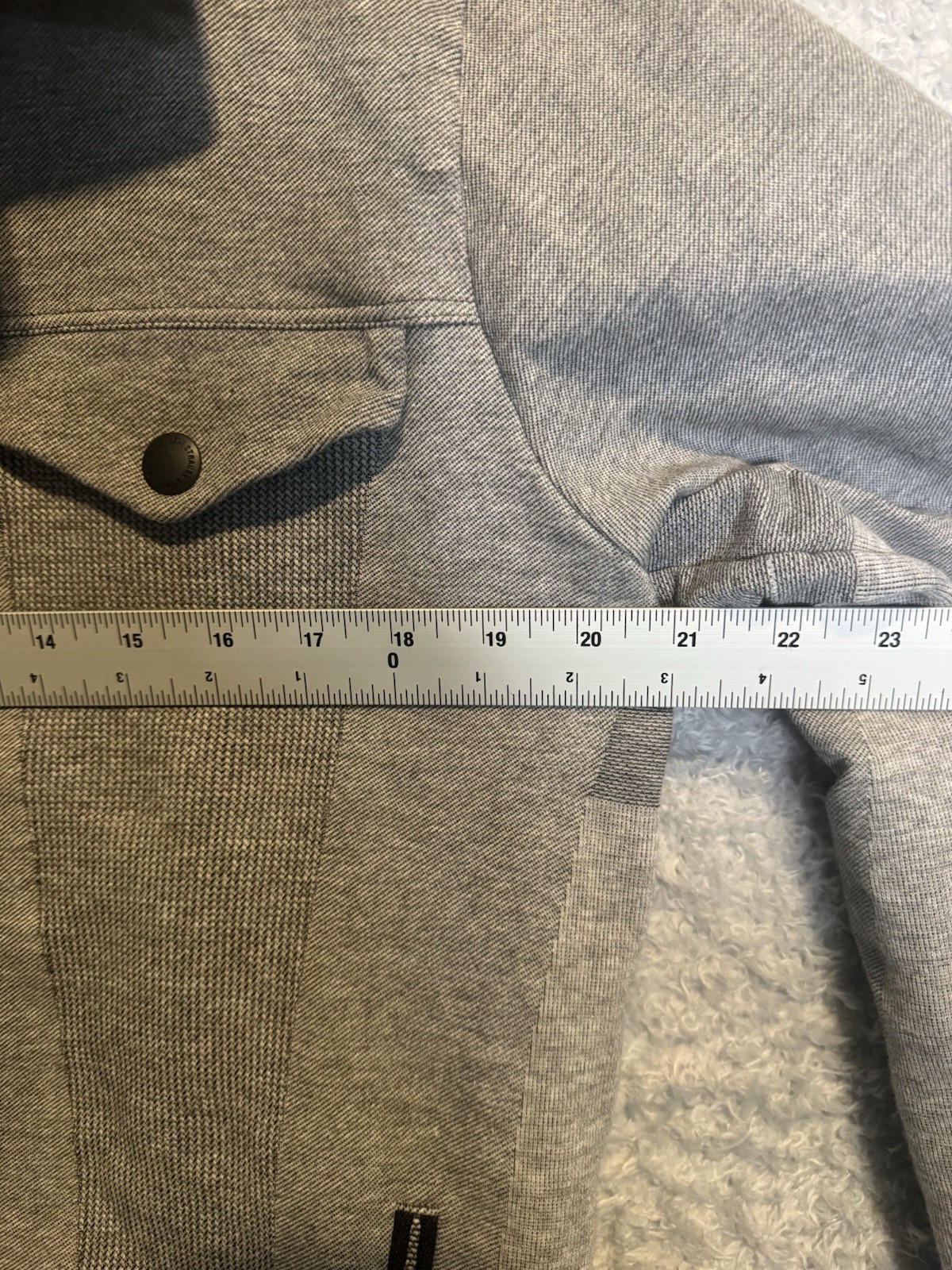 Levi's Mens Jacket Grey Medium Engineered Trucker… - image 12