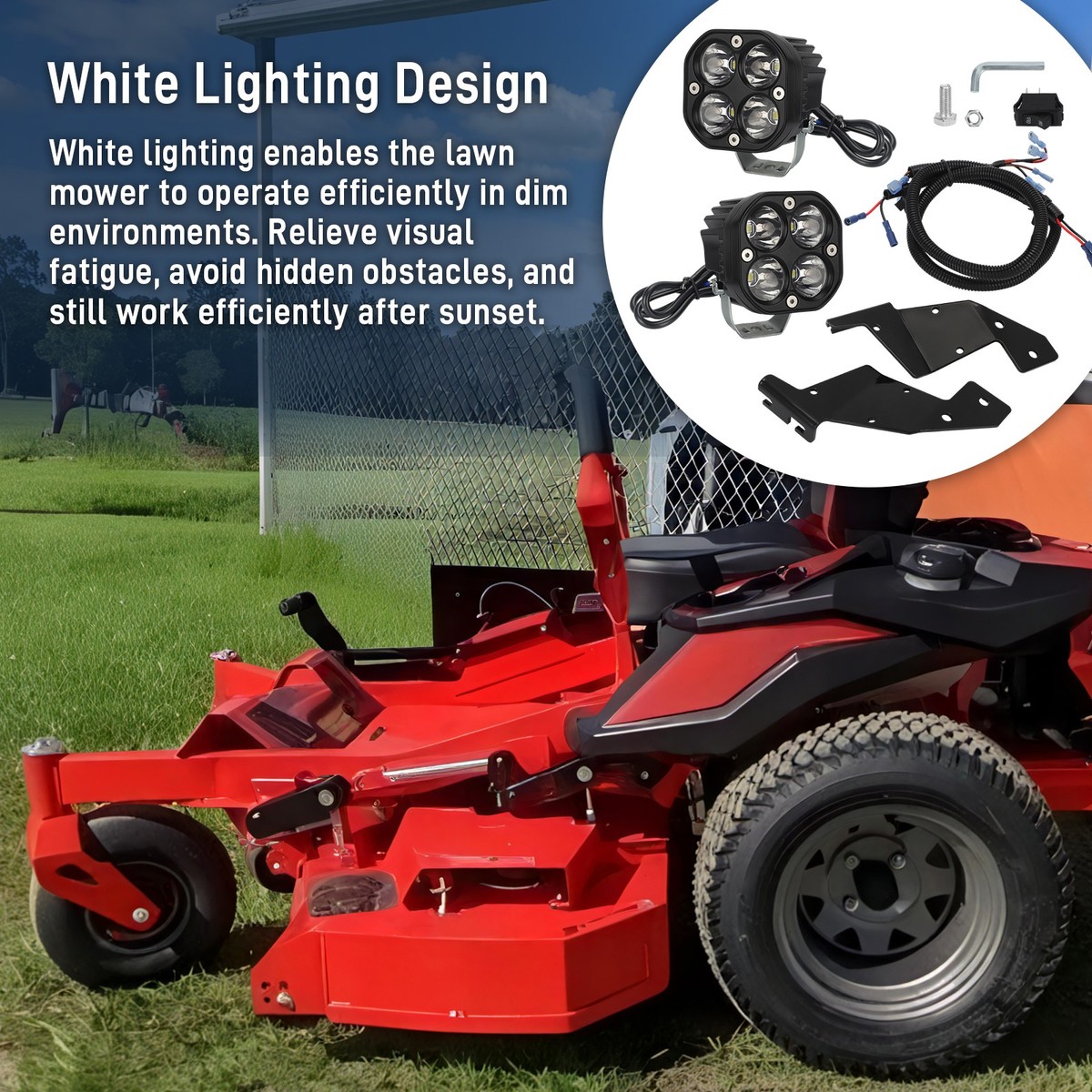 ディエマ LED Headlight Kit 79108600 For Gravely ZT HD PRO-TURN Z/ZX