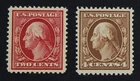 CKStamps: US Stamps Collection Scott#332 Mint LH OG #334 Mint NH OG