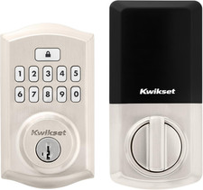 SmartCode 260 Keyless Entry Deadbolt with Auto-Lock in Satin Nickel
