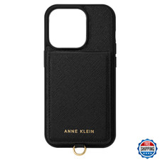 Anne Klein Saffiano Vegan Leather iPhone 13/14 Case - Elegant Protection