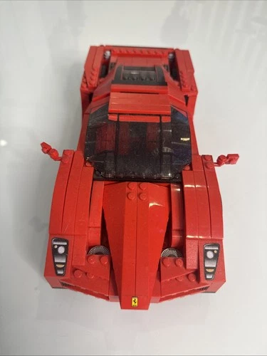 Vtg LEGO Racers: Enzo Ferrari 1:17 (8652) Set Complete And Working 2005 1:17