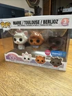 Funko Pop The Aristocats Disney 100 MIB Vinyl Figures Flocked Marie Toulouse Ber