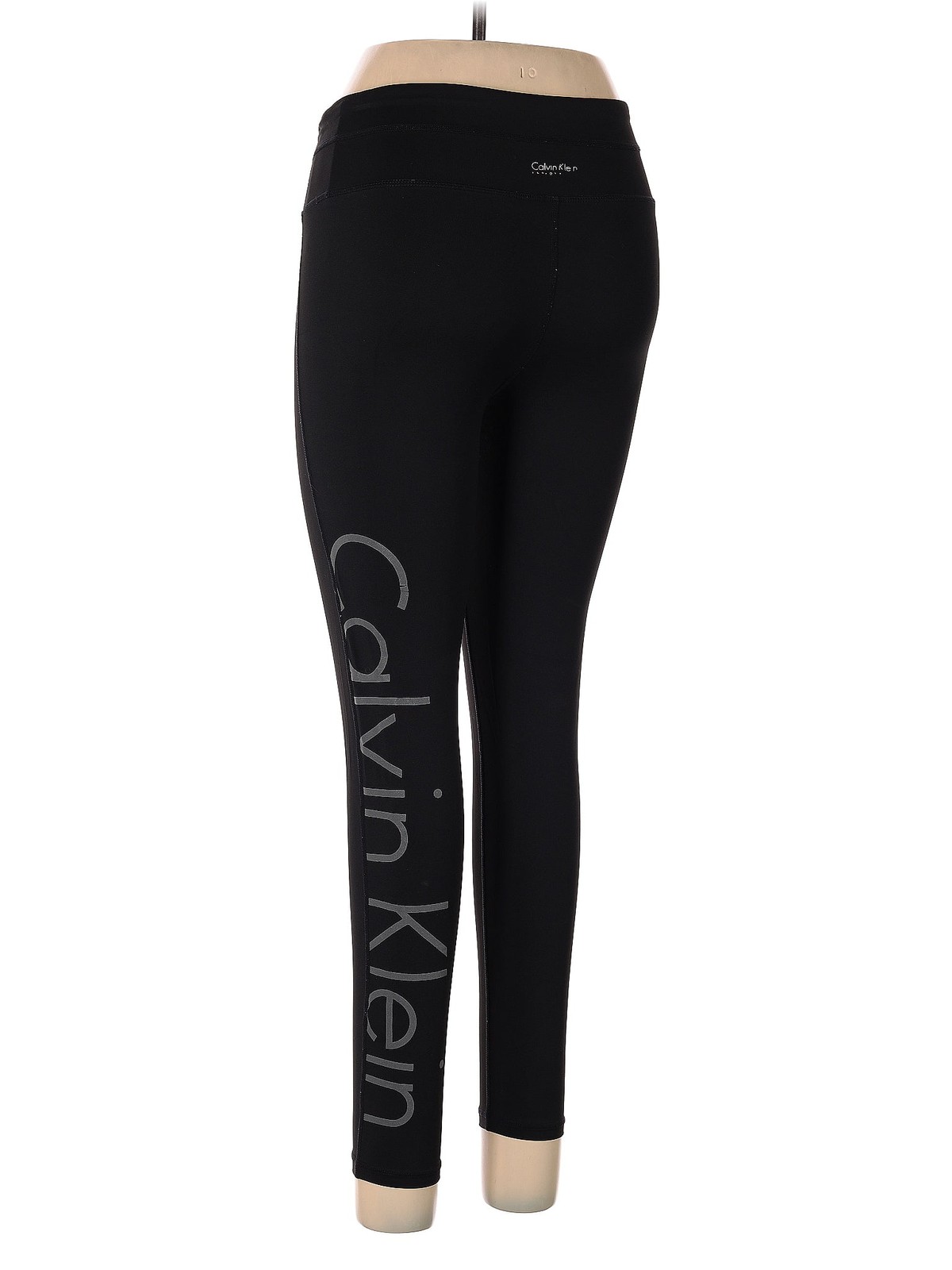 Calvin Klein Performance Women Black Active Pants M thumbnail 2
