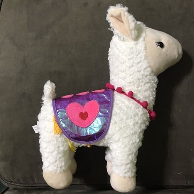 Burton & Burton Llama Plush Saddle Bling Purple