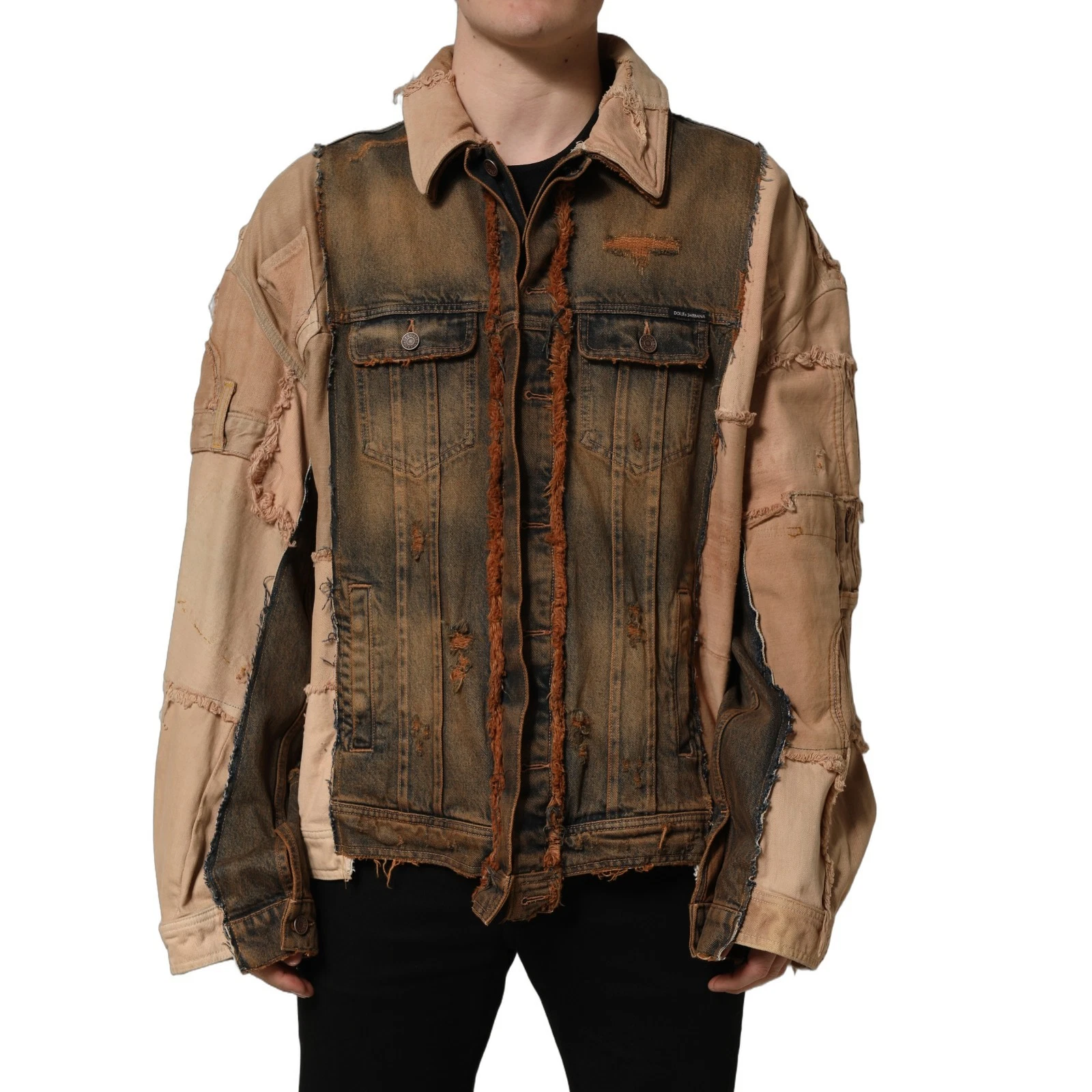 DOLCE & GABBANA Jacket Multicolor Raw Cut Panelled Denim Men IT46/US36/S 3680usd
Opens in a new wind