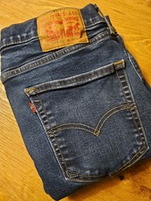 Levi 506 Standard Jeans Waist Size 36in Inside Leg 30in In 100 Cotton Denim