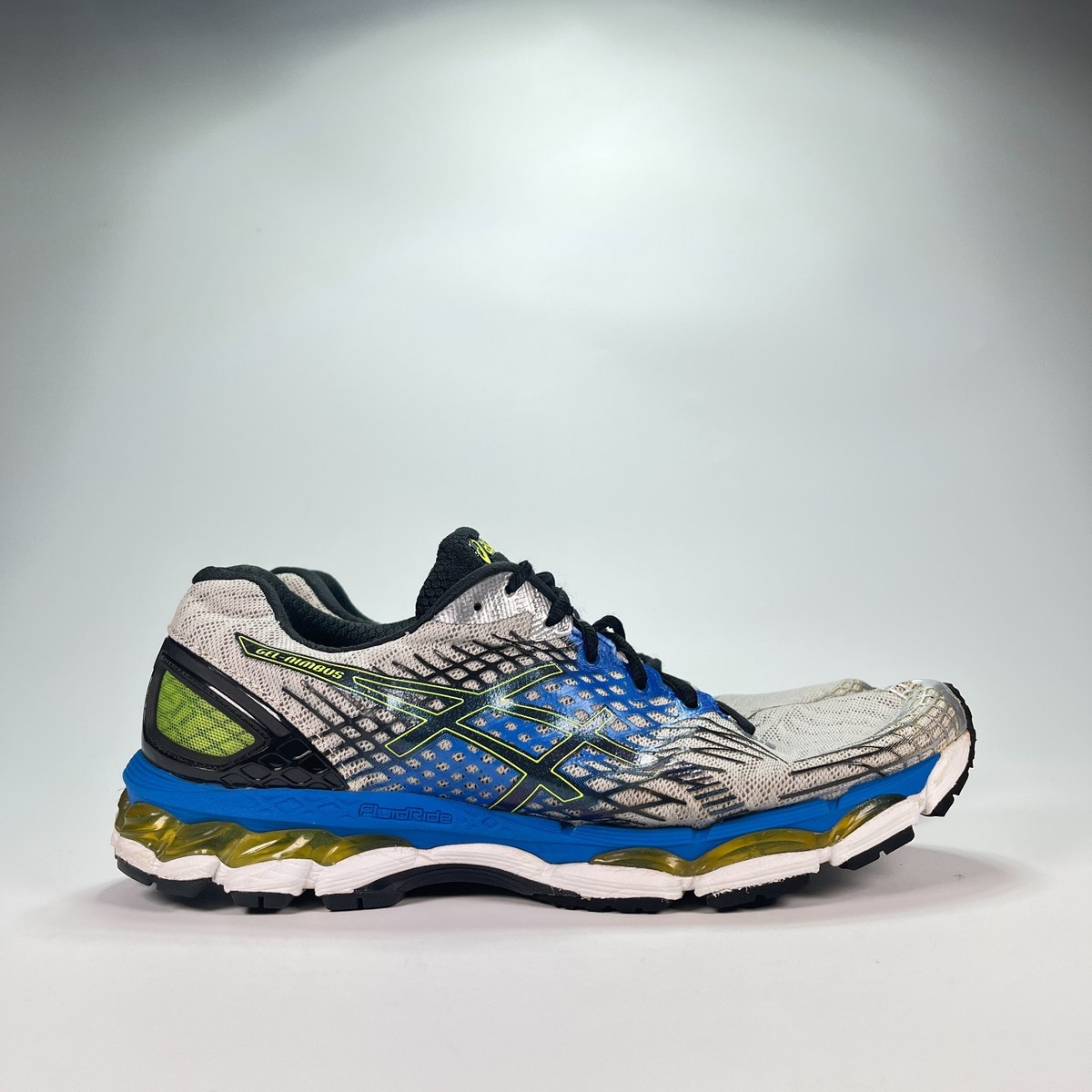 ASICS GEL-Nimbus 17 Blue Gray Running Shoes Cushion Comfort T507N