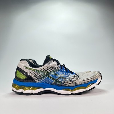 ASICS GEL-Nimbus 17 Blue Gray Running Shoes Cushion Comfort