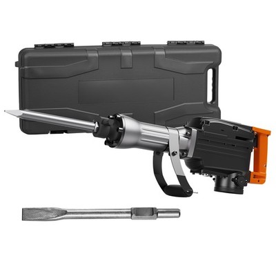 Demolition Jack Hammer Concrete Breaker 2200W Electric Hammer 2 Chisel Bits