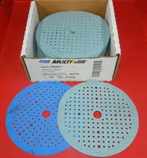 NORTON 6251 MULTI-AIR+ 400 GRIT 6" CERAMIC NORGRIP - 50 DISCS PER BOX, 06251