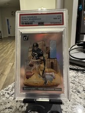 2024 Panini Donruss Optic Terry Bradshaw Downtown #10 PSA 8 Steelers Insert