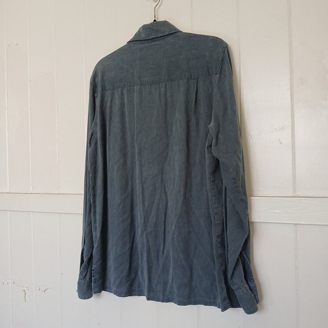 Afends Hemp Revolution Shacket Snap Button Men’s … - image 8