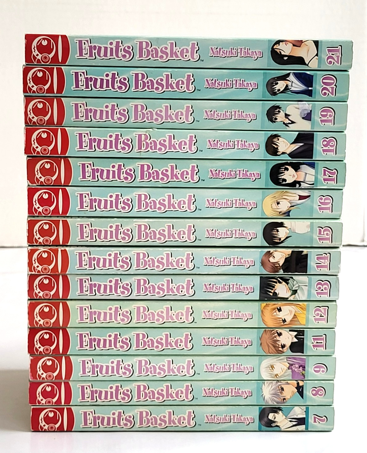 Manga Fruits Basket English Incomplete Set 14 Books Lot Vol. 7–9, 11–21
