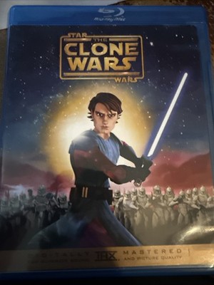 Star Wars: The Clone Wars (Blu-ray Disc, 2008) Rare