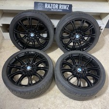 BMW E46 18” MV2 Style 135 Genuine Alloy Wheels Staggered 8J 8.5J OEM Set of 4