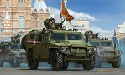 Meng Model VS-008 1:35 Soviet GAZ 233115 Tiger-M SpN SPV Soviet Armoured High Mo