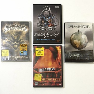 Chaos In Motion: Dream Theater, Hatebreed: Live Dominance, Dreamvision Vol.1 Lot