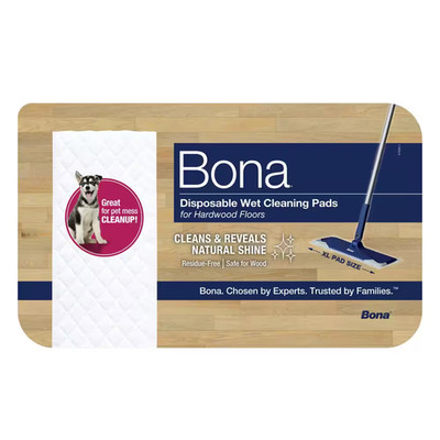Hardwood Floor Wet Cleaning Pads (12-Pack)