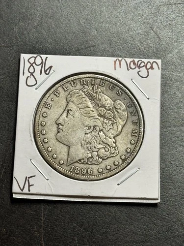 1896 O Morgan Silver Dollar VF Very Fine Better Date 90% Silver Coin (Raw18431)