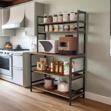 5-Tier Kitchen Bakers Rack Storage Rack