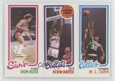 1980-81 Topps Don Buse Elvin Hayes ML Carr #35-242-190 HOF 00e8