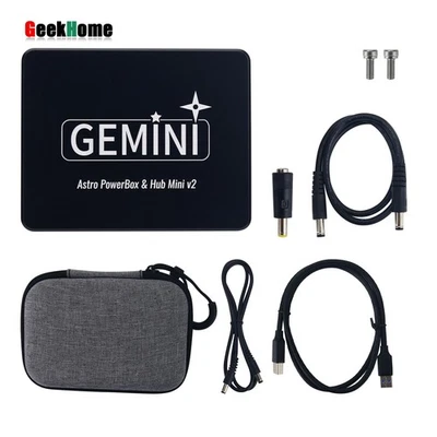 MARKENLOS Gemini PowerBox & Hub Mini V2 USB3.1 Hub Astronomical Power Management Box gh23