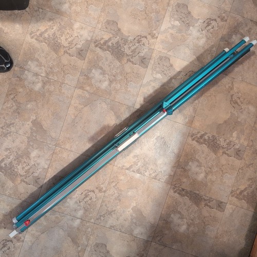 Vintage Da-Lite Silver-Lite Projection Screen 50" X 50" Screen Turquoise Blue
