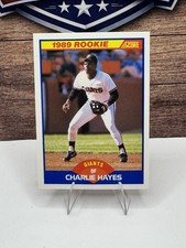 1989 Score Rookie Charlie Hayes Giants MLB Base Set Sports Trading Card #628. rookie card picture