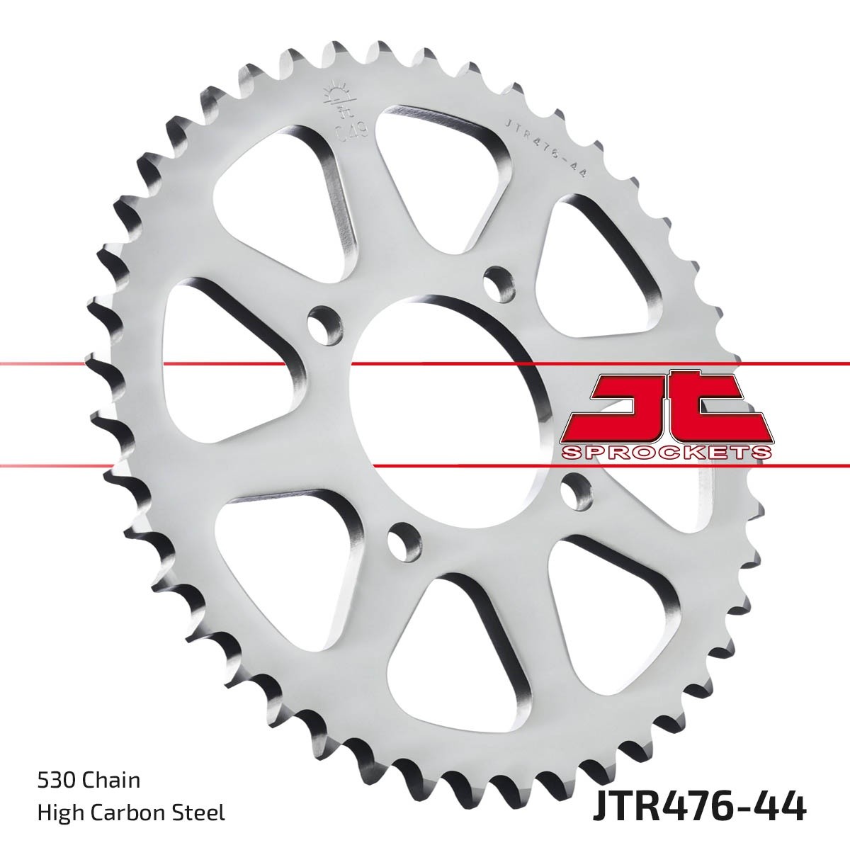 Sprocket 44 Tooth Pitch 530 Type JTR476 for Kawasaki KH 400 / Z 250 400 440 500