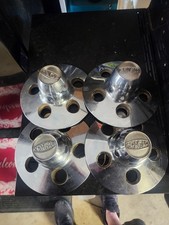 1 Pair - Vintage Cragar Chrome Wheel Center Caps - 5 Lug