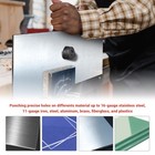 Yescom 1/2" - 4" Hydraulic Knockout Punch set Electrical Conduit Hole Punch Kit — photo 3