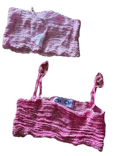 NWOT Chachi Girls Bandeau And Bralette Tops 10 And 12 Years - Picture 4 of 5