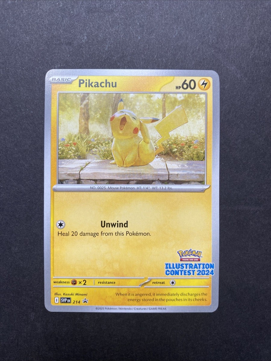Pikachu - 214 (Illustration Contest 2024) 214 Sv: Scarlet & Violet