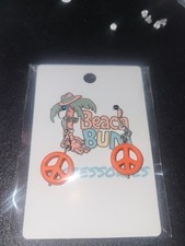 peace sign earrings