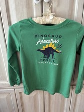 Carters's Boys Long Sleeve Waffle Weave Dinosaur Sleep Top
