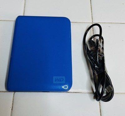 WD My Passport 500 GB External HDD  Blue With USB Cable