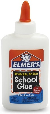 Elmer's Liquid School weiß waschbarer Kleber 118 ml sicher ungiftig Drehdüse