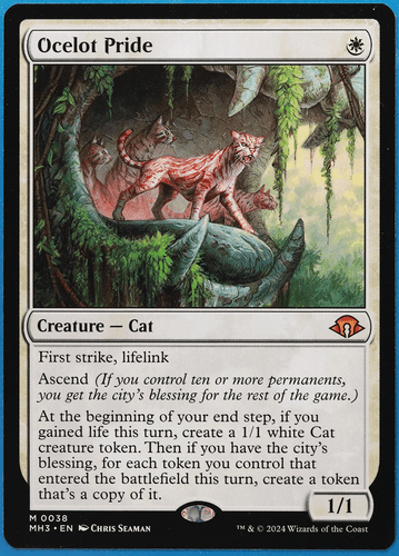 Ocelot Pride Modern Horizons 3 NM Mythic Rare MAGIC CARD (ID# 506681) ABUGames - Picture 1 of 2