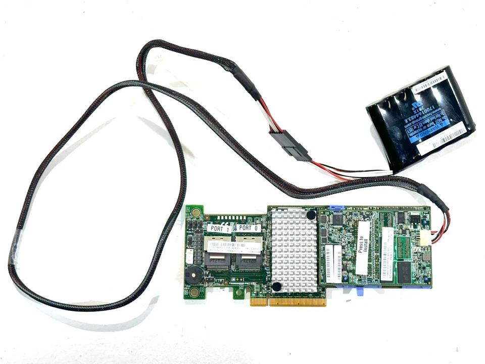 IBM M5110 6Gb/s PCIe x8 SAS/SATA Raid Controller with Battery FRU P/N: 00AE807 - Image 2 of 3