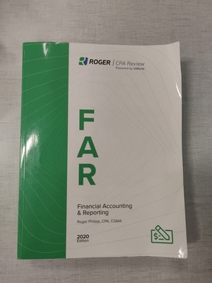 Roger CPA Review FAR Financial Accounting & Reporting 2020 Edition
