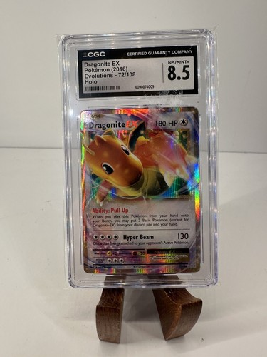 Dragonite-EX graded CGC 8.5 for sale on eBay