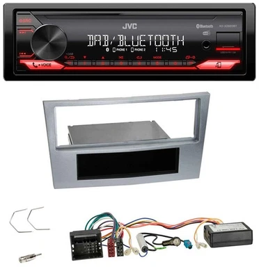 JVC Bluetooth USB DAB CAN-Bus Autoradio für Opel Corsa D 2009-2014 matt-chrom - Bild 1 von 4