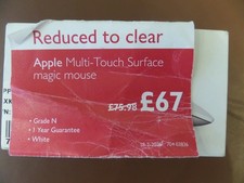 Apple Magic Mouse (USB‑C) - White Multi-Touch Surface – MXK53Z/A A3204