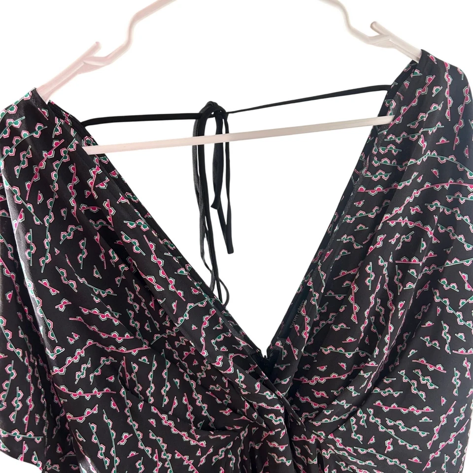 Vestido Rachel Comey Isarco Negro Multicolor Talla 6 Foto 4 de 4